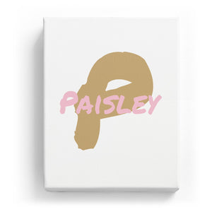 Paisley Overlaid on P - Artistic