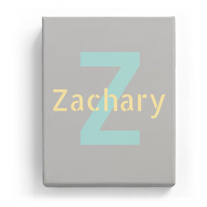 Zachary Overlaid on Z - Stylistic