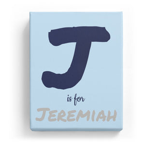 J is for Jeremiah - Artistic