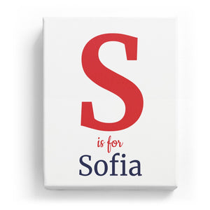 S is for Sofia - Classic