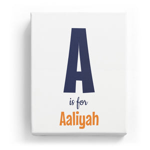 A is for Aaliyah - Cartoony