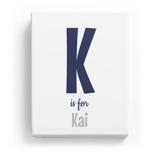K is for Kai - Cartoony