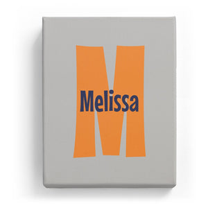 Melissa Overlaid on M - Cartoony