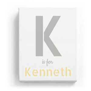 K is for Kenneth - Stylistic