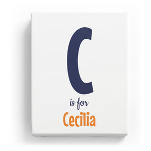 C is for Cecilia - Cartoony