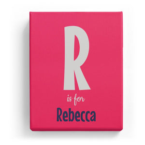 R is for Rebecca - Cartoony