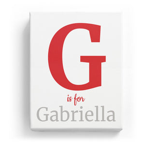 G is for Gabriella - Classic