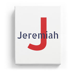 Jeremiah Overlaid on J - Stylistic