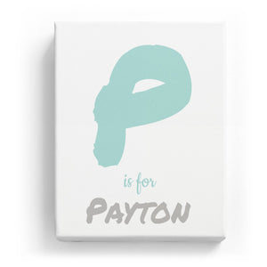 P is for Payton - Artistic