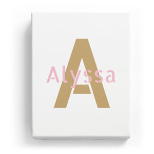 Alyssa Overlaid on A - Stylistic