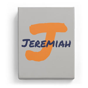 Jeremiah Overlaid on J - Artistic