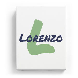 Lorenzo Overlaid on L - Artistic