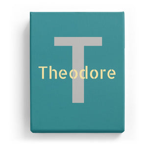 Theodore Overlaid on T - Stylistic