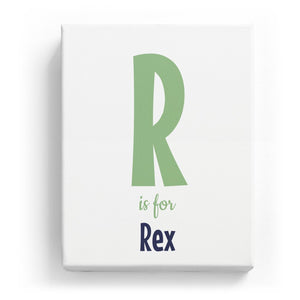 R is for Rex - Cartoony