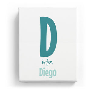 D is for Diego - Cartoony