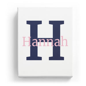 Hannah Overlaid on H - Classic