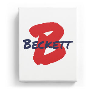 Beckett Overlaid on B - Artistic