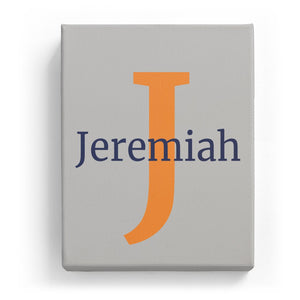 Jeremiah Overlaid on J - Classic