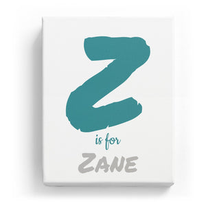 Z is for Zane - Artistic