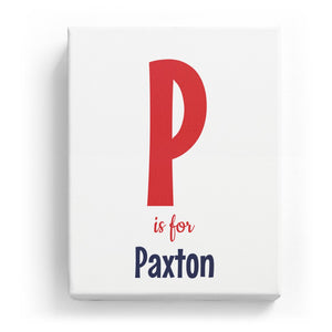 P is for Paxton - Cartoony