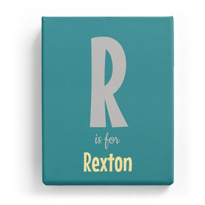 R is for Rexton - Cartoony