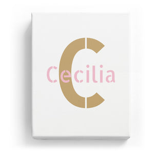 Cecilia Overlaid on C - Stylistic