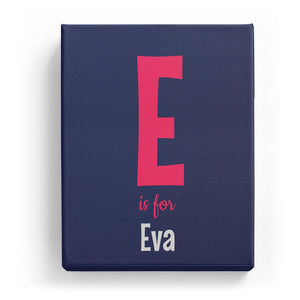 E is for Eva - Cartoony