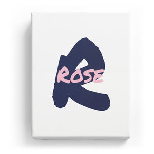 Rose Overlaid on R - Artistic
