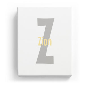 Zion Overlaid on Z - Cartoony