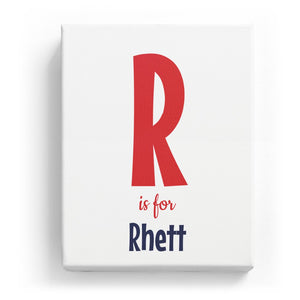 R is for Rhett - Cartoony