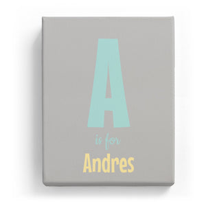 A is for Andres - Cartoony