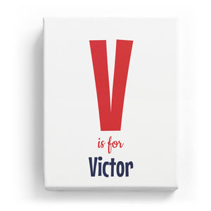 V is for Victor - Cartoony