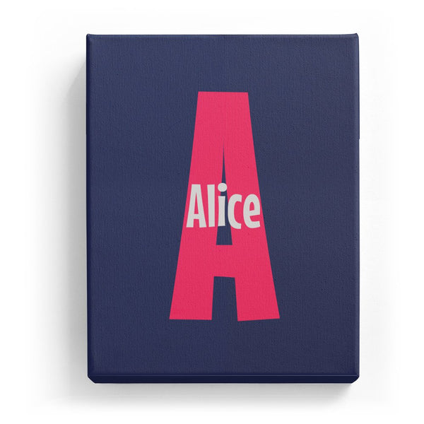 Alice Overlaid on A - Cartoony