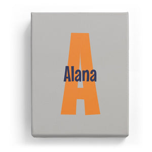 Alana Overlaid on A - Cartoony