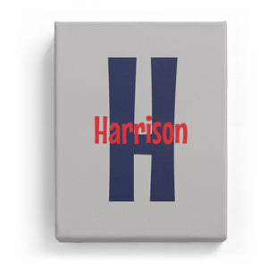 Harrison Overlaid on H - Cartoony