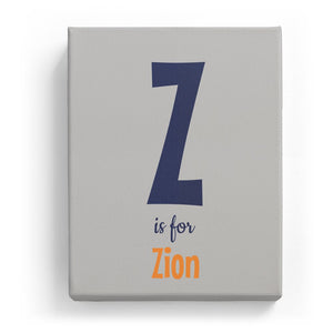 Z is for Zion - Cartoony