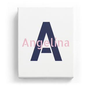 Angelina Overlaid on A - Stylistic