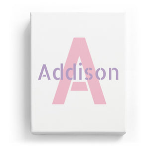 Addison Overlaid on A - Stylistic