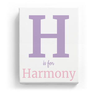 H is for Harmony - Classic