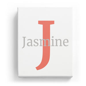Jasmine Overlaid on J - Classic