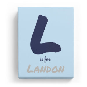 L is for Landon - Artistic