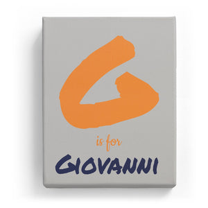 G is for Giovanni - Artistic