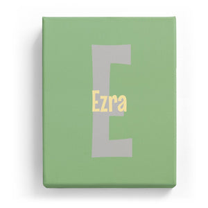 Ezra Overlaid on E - Cartoony