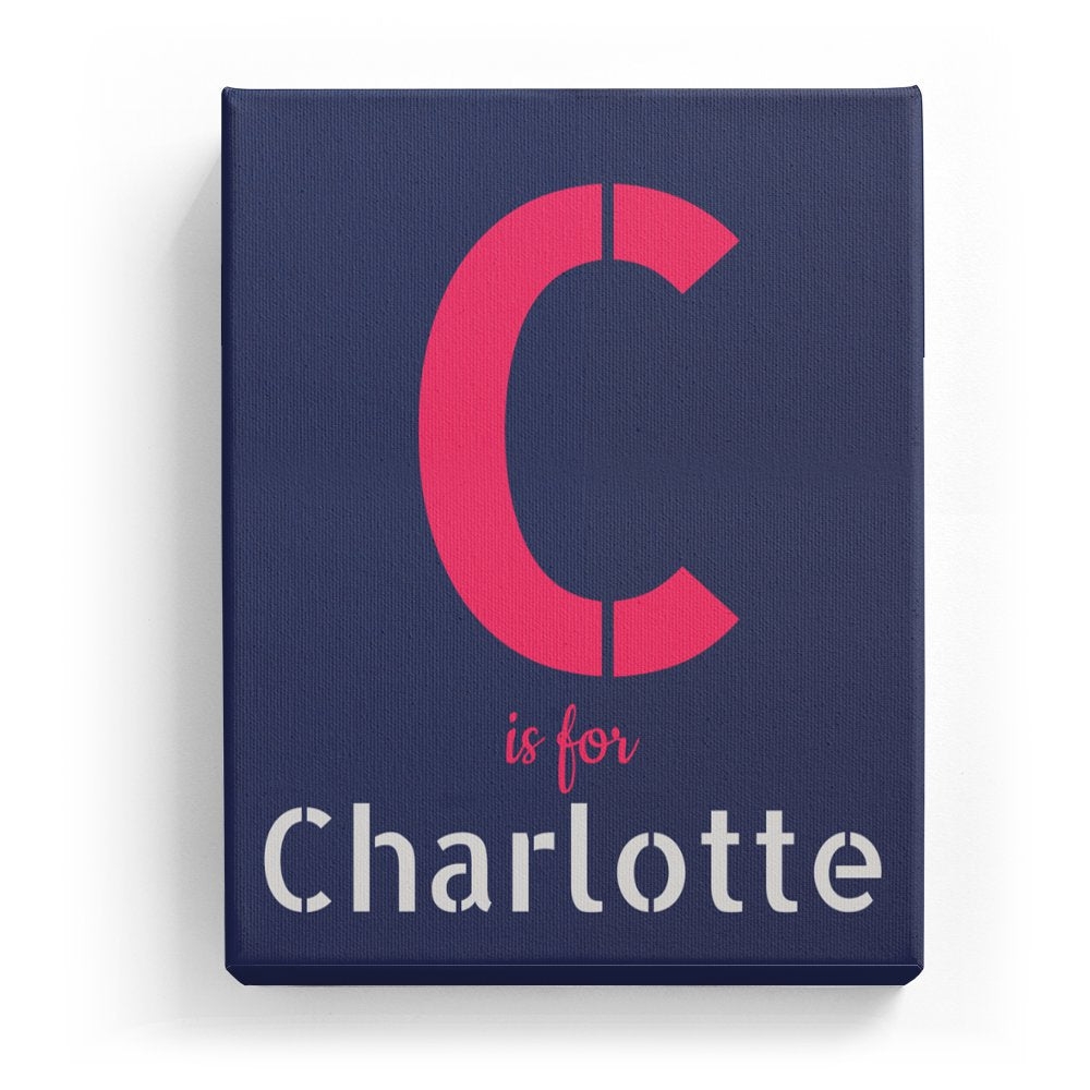 Charlotte's Personalized Canvas Art