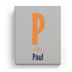 P is for Paul - Cartoony