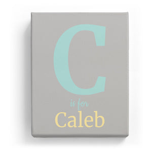C is for Caleb - Classic