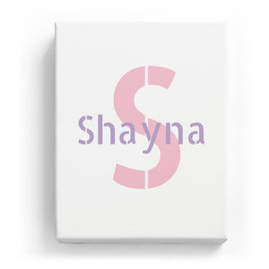 Shayna Overlaid on S - Stylistic