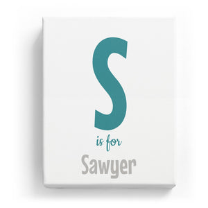 S is for Sawyer - Cartoony