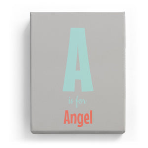 A is for Angel - Cartoony