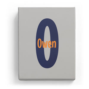 Owen Overlaid on O - Cartoony